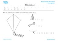 Worksheets for kids - initial sounds-k